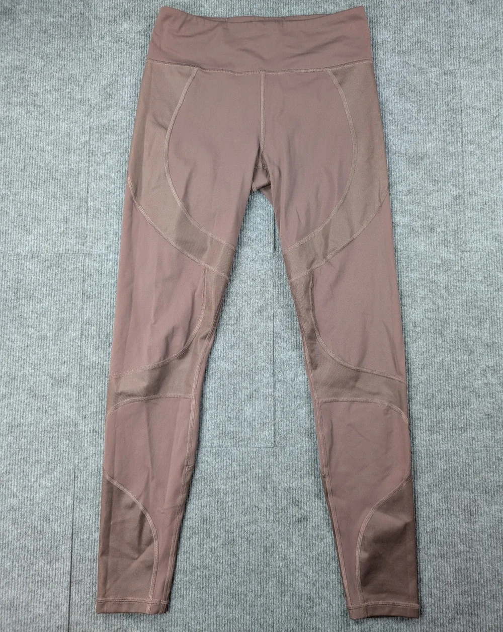 Lululemon City Core Leggings Women 8 Athleisure Workout Brown Athletic Gym Train